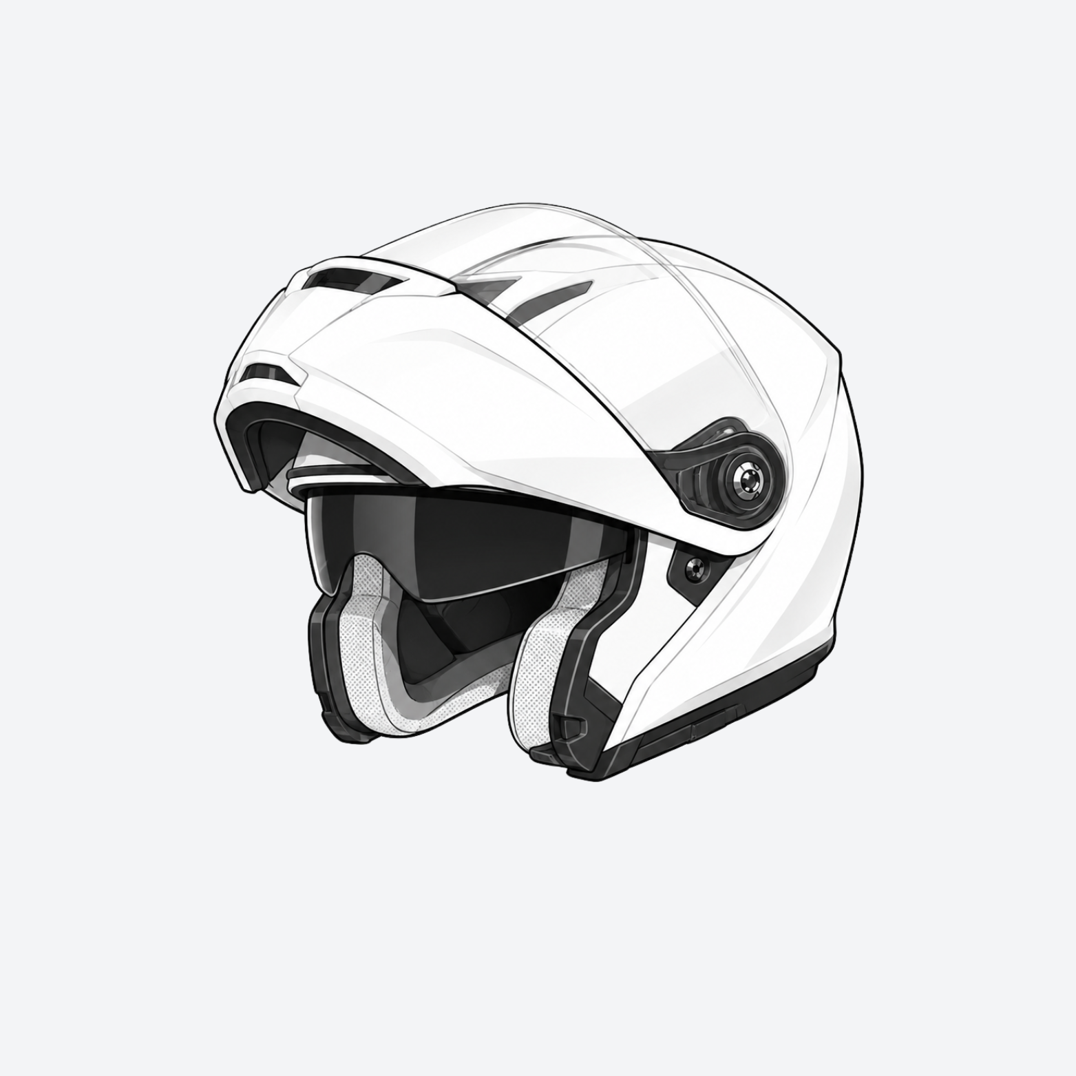 220 motorcycle helmet Icon Airflite Dark - Matt Black / 59-60cm all other options sold separately GF-220 Gale Force In-Mold Ski