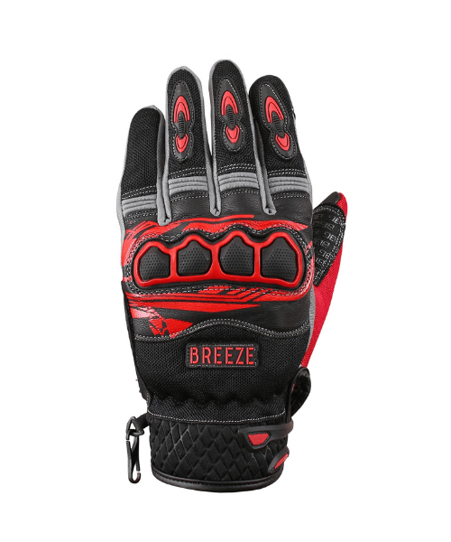 Buy BBG Breeze Riding Gloves Red - Main Image