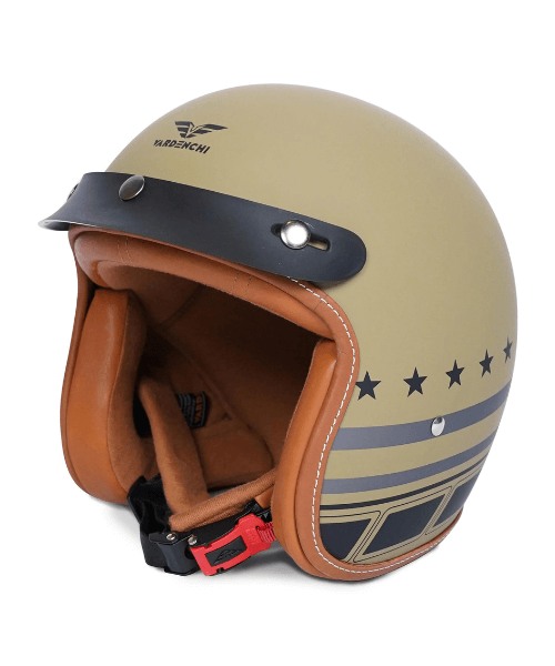 Vardenchi Stars and Stripes Half Face Helmet - Desert Storm