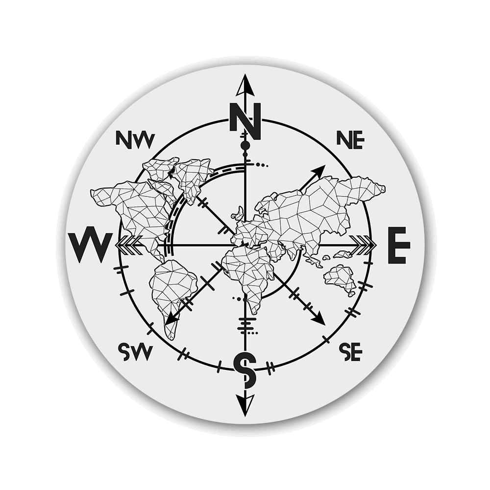 World Map Sticker