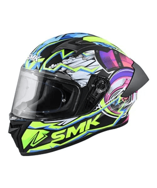 SMK Stellar Sports Turbo Graphics MA249 Helmet