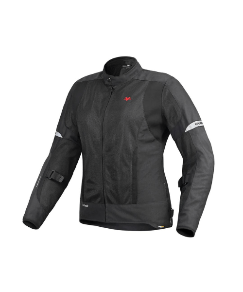 Viaterra Ellis Women’S Street Mesh Riding Jacket - Black