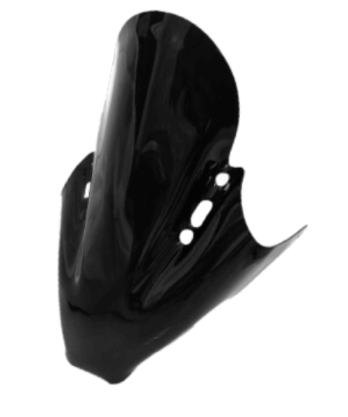 VisorBros Racing Double-bubble Windscreen for KTM RC models (Pre-2022) - Dark Smoke