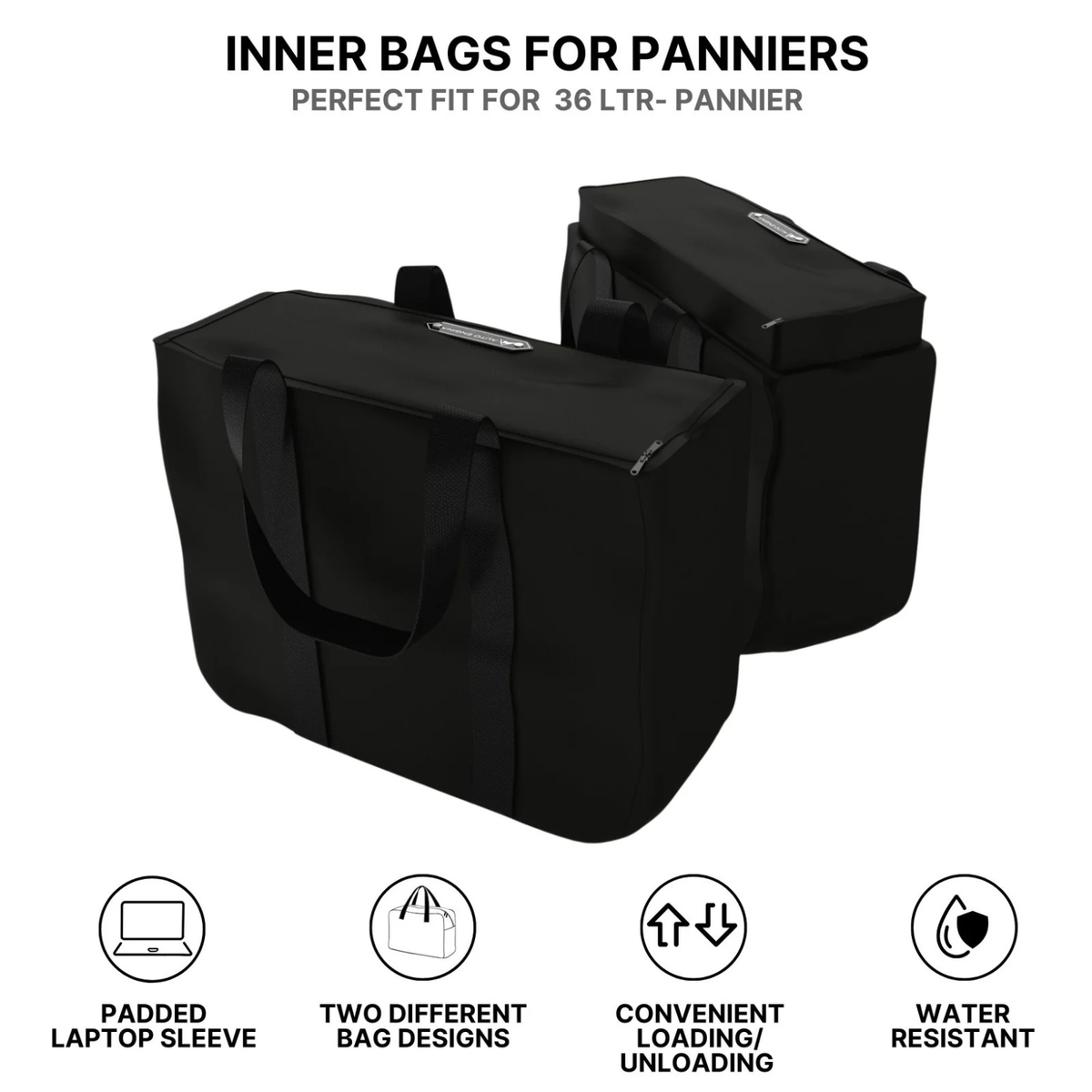 Auto Engina KTM ADV 390 R/X/S (2025) Panniers - Black - Auto Engina