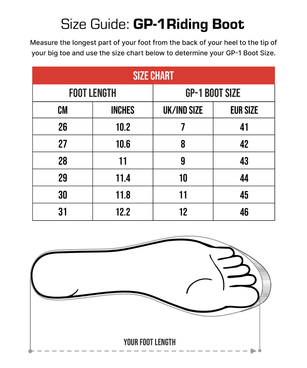 DSG GP-1 Riding Boots - Black Red