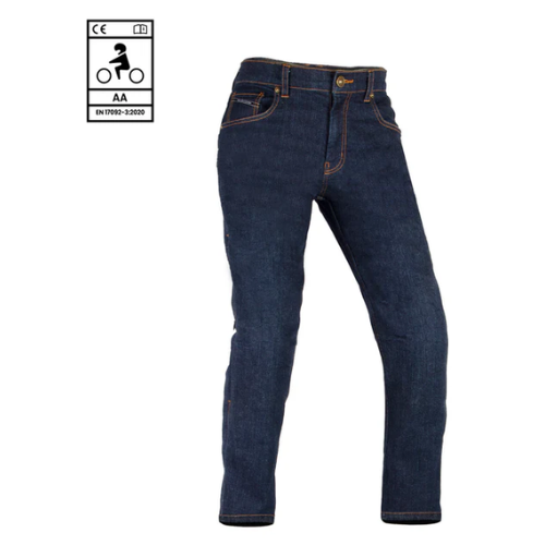 Rynox Downtown Pro CE Certified Class AA Motorcycle Riding Jeans with D3O Armours - Indigo Blue