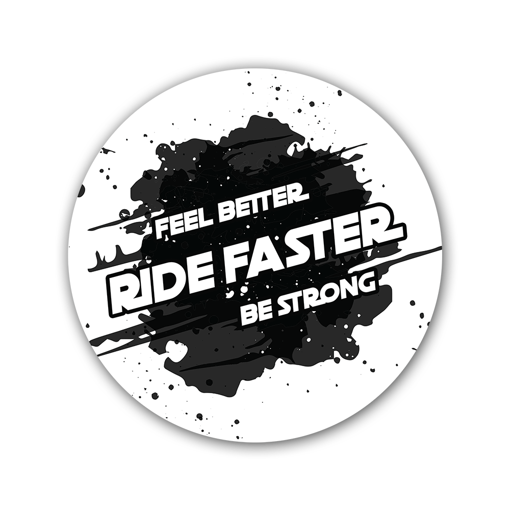 Ride Faster Sticker