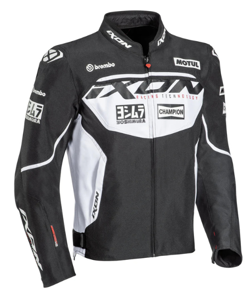 Buy Ixon Matrix Evo Riding Jacket Black White