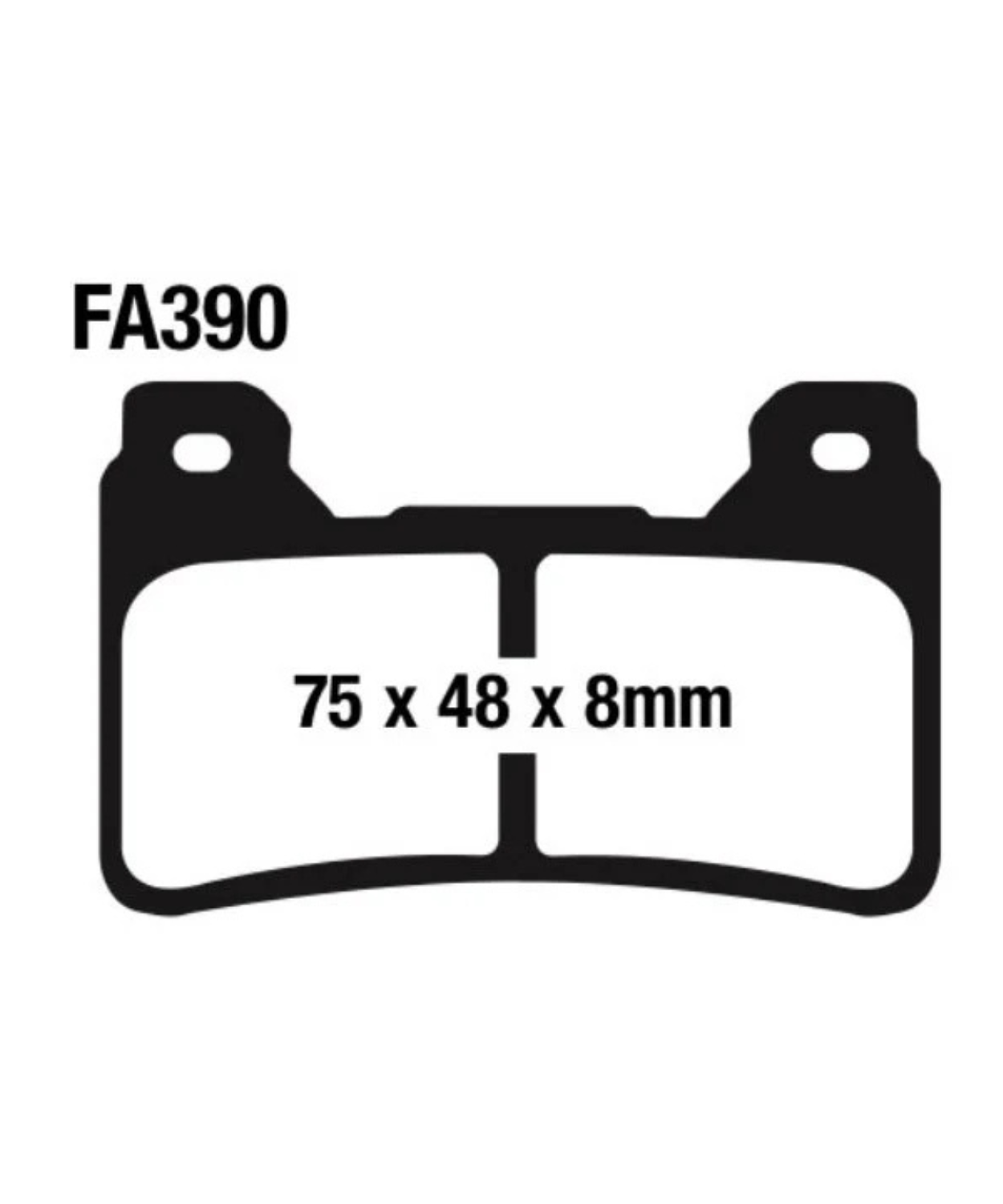 EBC Brake Pads - Double H Sintered Brakes - FA390HH