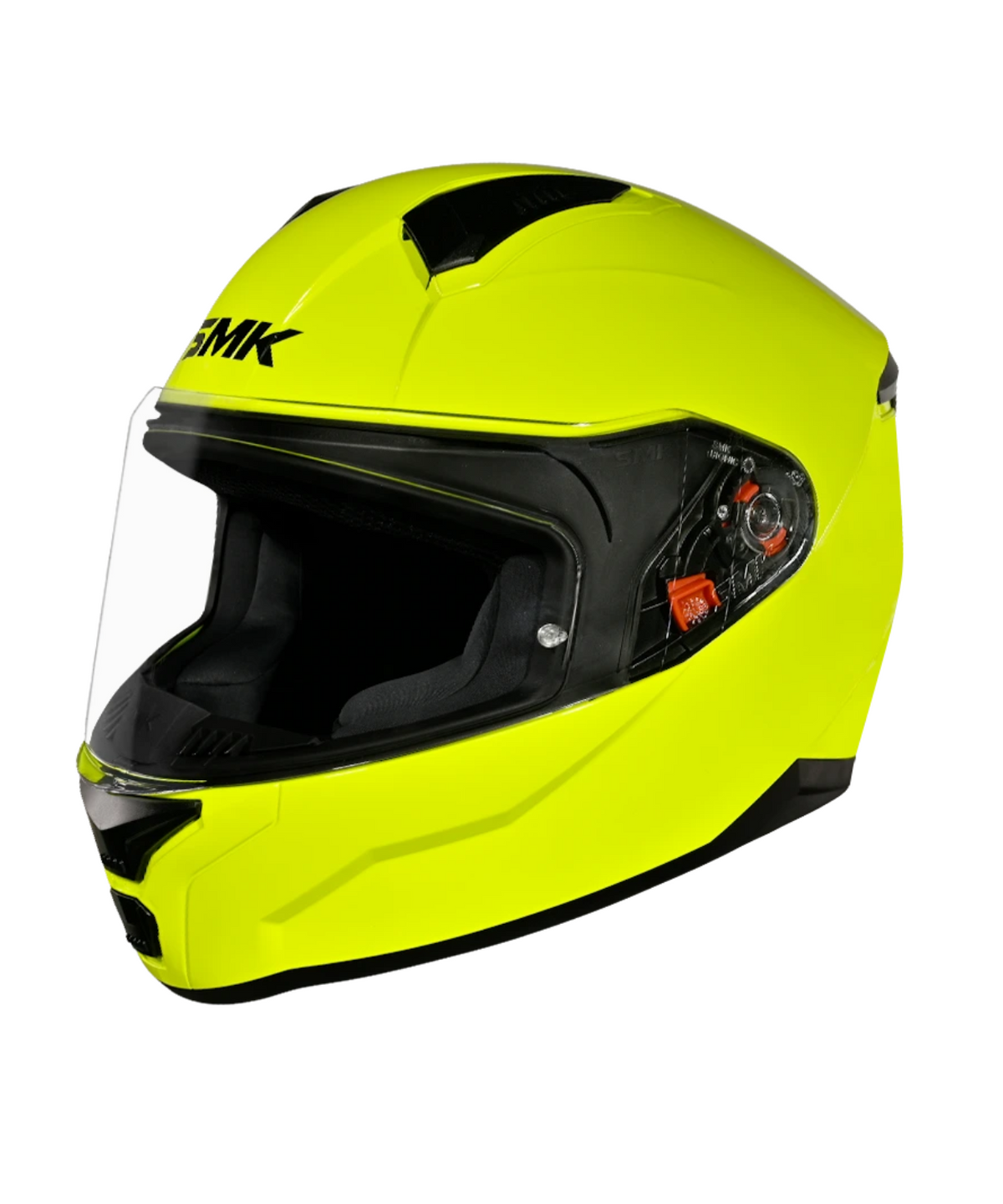 SMK Bionic Adult GL400 Helmet - Gloss Hi Viz - SMK