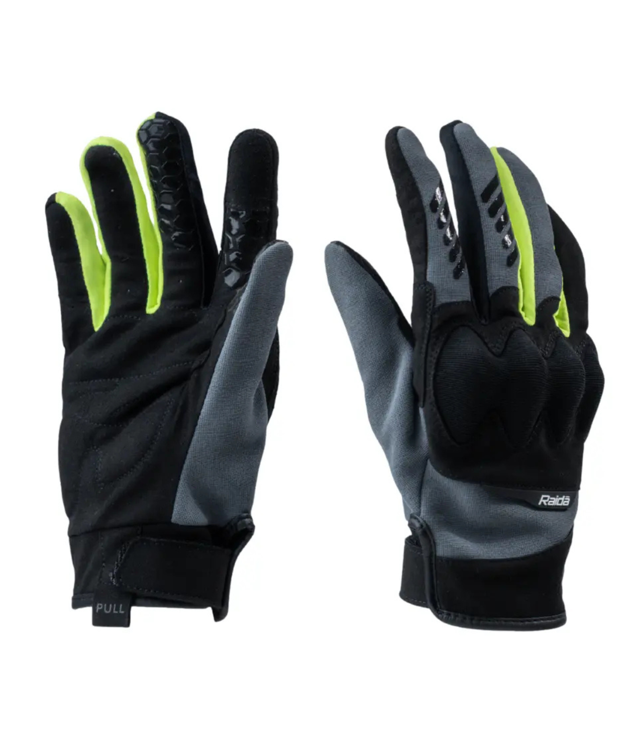 Raida Trailcraft Off Road Riding Gloves - Black Hi-viz - Image 1