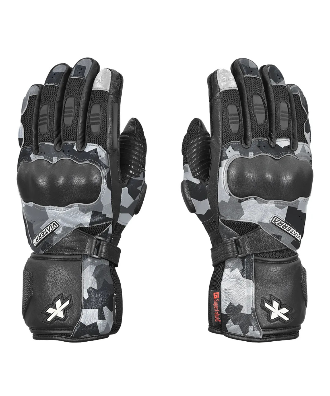 Buy Viaterra Kruger Motorcycle Riding Gloves Snow - Main Image