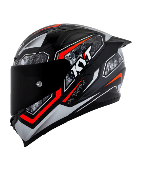 Buy KYT Striker 2V #01 Full Face Helmet Gloss Black Red