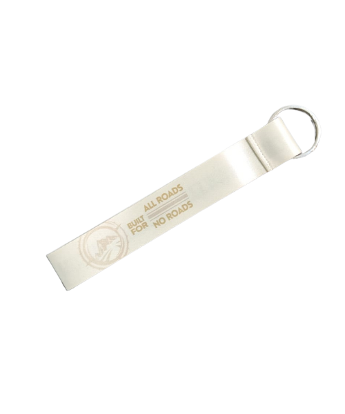 Fast Bend Himalyan Built for All Roads Cloth Keychain - Beige - Fast Bend