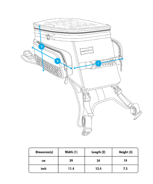Rynox Navigator Tank Bag 15 Litre
