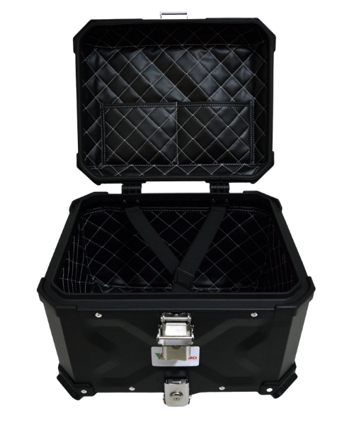 Moto Vanguard Aluminium Top Box 35 Ltr - Black