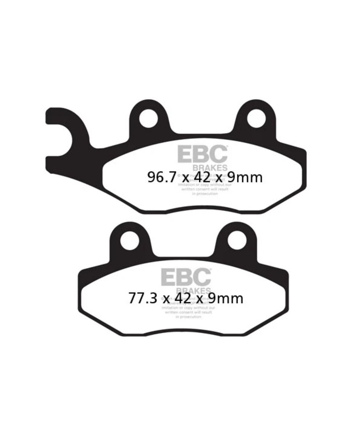EBC Royal Enfield Classic 500 (2009-2015) Fully Sintered Brake Pads