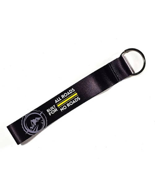Fast Bend Himalyan Built for All Roads Cloth Keychain - Black - Fast Bend