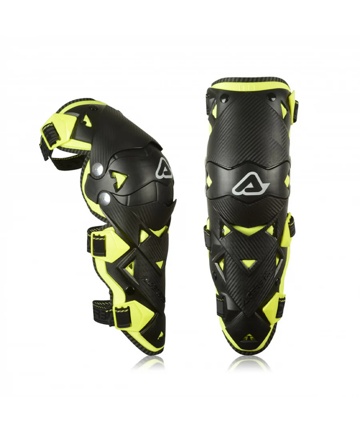 Acerbis Knee Guard Impact Evo 3.0 - Black Yellow Fluo - Acerbis