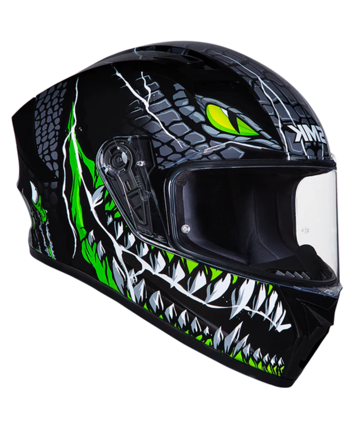 SMK Stellar Sports Taotei MA268 Helmet - Matt Black Grey Green