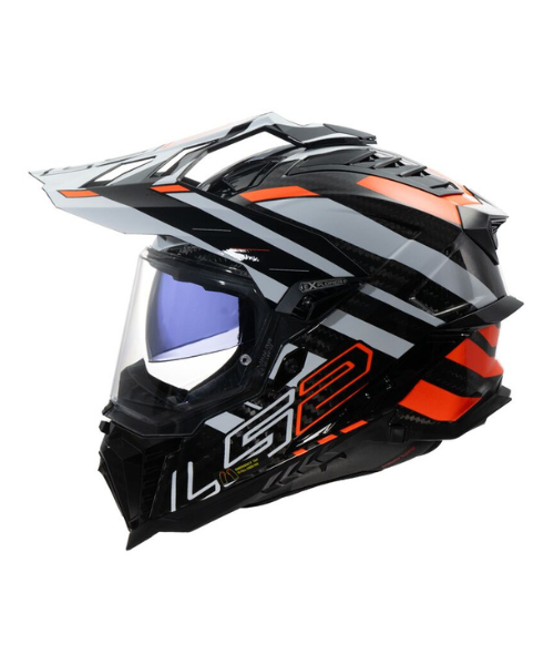 ls2 explorer carbon helmet Buy LS2 MX701 Explorer Carbon Fiber Edge Helmet (ECE 22.06)