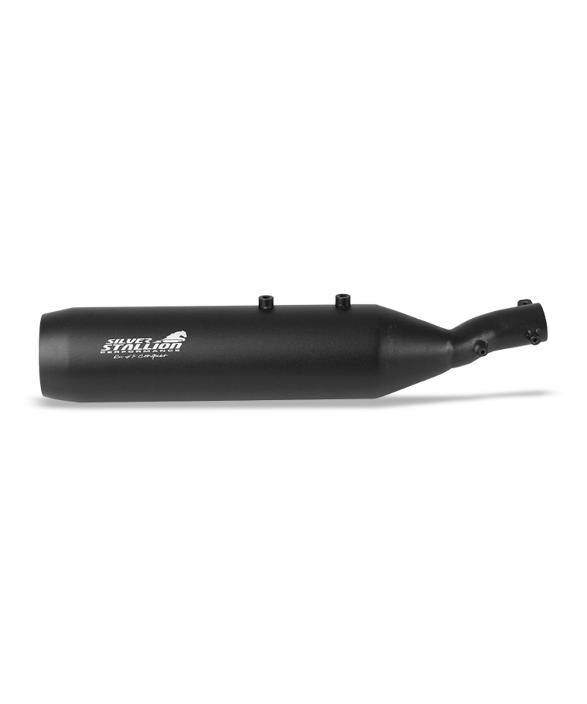 Silver Stallion Royal Enfield Bear 650 Twin Outlander Performance Exhaust Systems - Black Matt - Silver Stallion