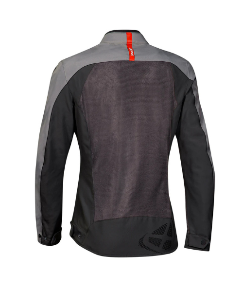 Ixon Orion Lady Riding Jacket - Anthracite Grey Red - Ixon
