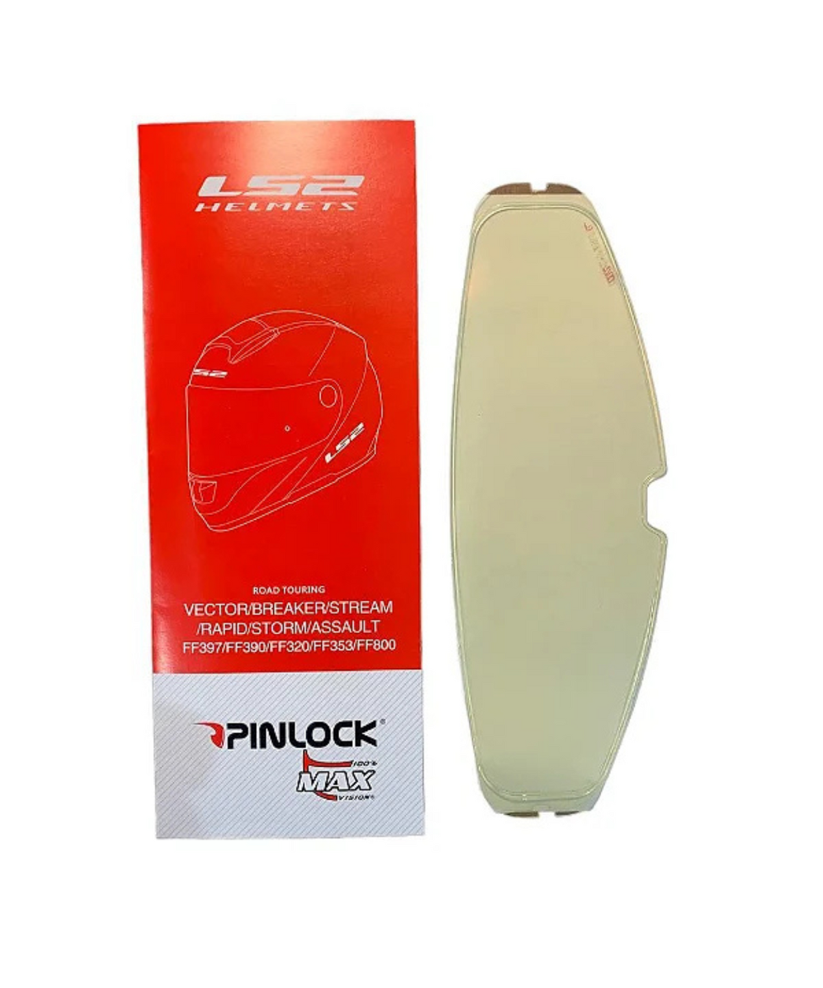 LS2 FF397 / FF390 / FF320 / FF353 / FF800 Pinlock 100 Max Vision DKS180 - Clear - LS2