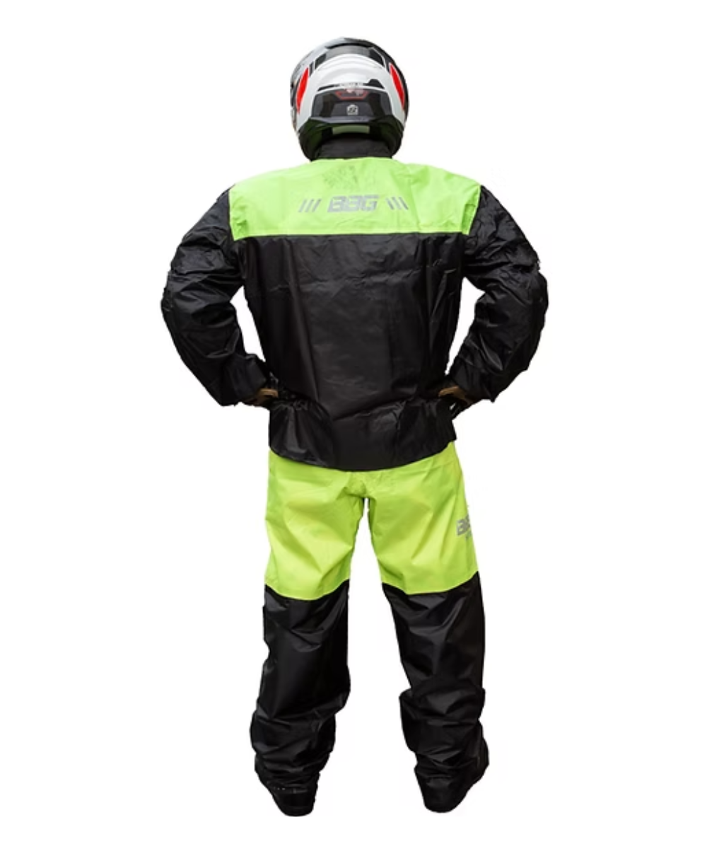 BBG Rainproof Pant - Black Neon