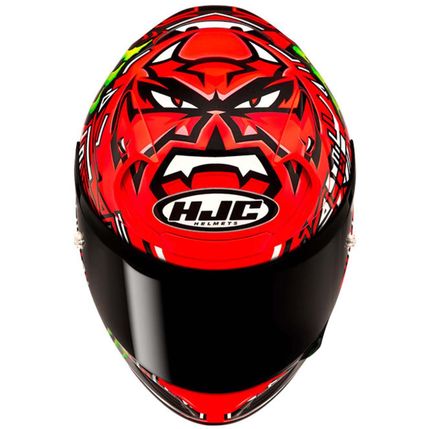 HJC Rpha 12 Quartararo Replica II Carbon Fiber MC1 Helmet (ECE 22.06) - Orange Red