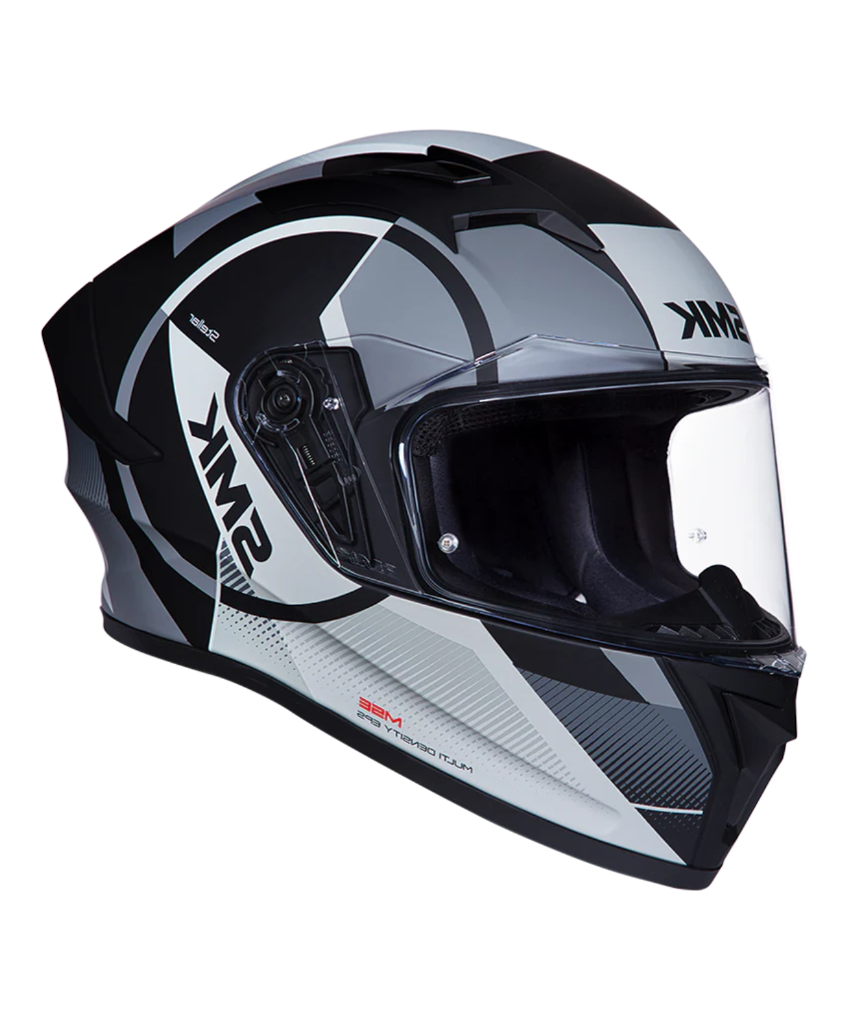 SMK Stellar Faro GRPS MA266 Full Face Helmet - Matt Black Grey