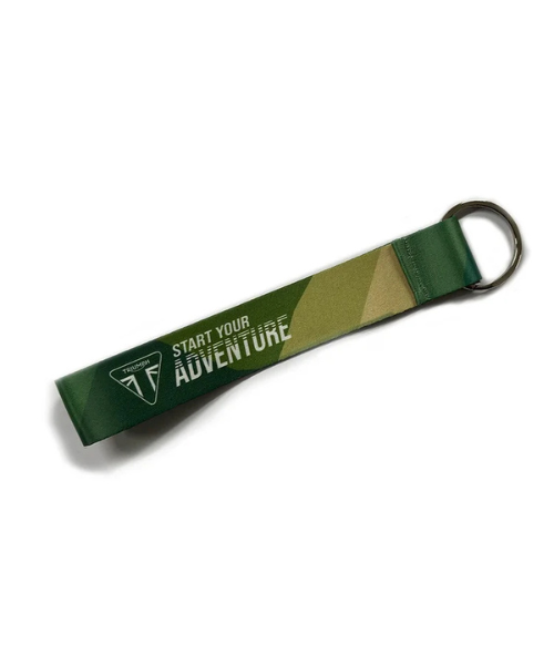 Fast Bend Scrambler 400x Cloth Keychain - Green