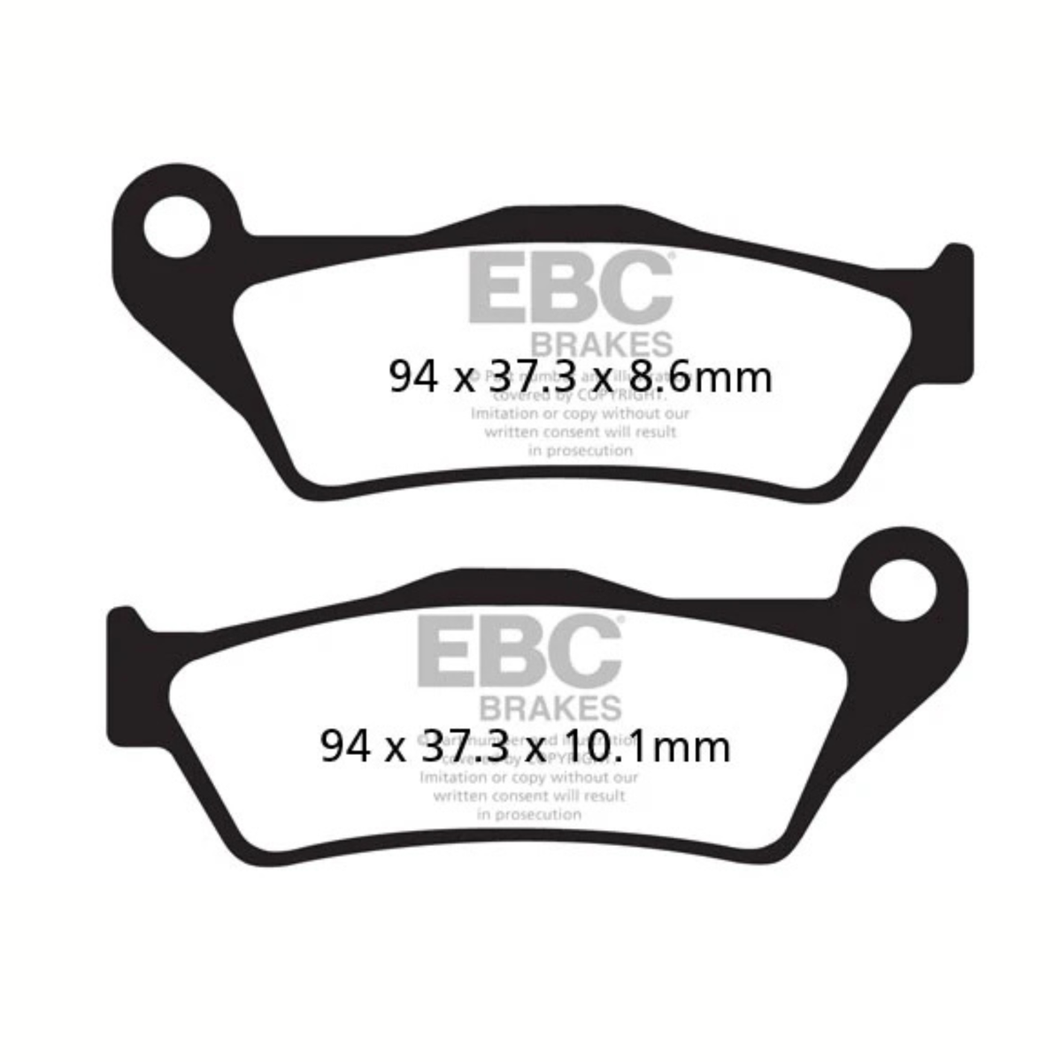 EBC BMW R NineT Scrambler (2017-2023) Fully Sintered Brake Pads - EBC Brakes