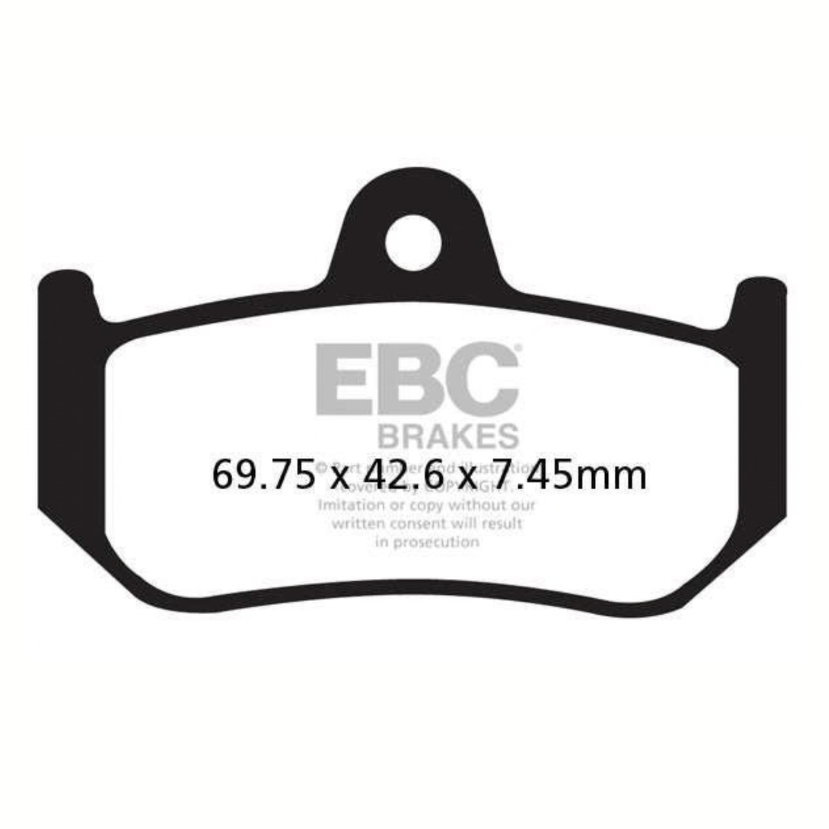 EBC Brake Pads - Double H Sintered Rear Brakes - FA320HH - EBC Brakes