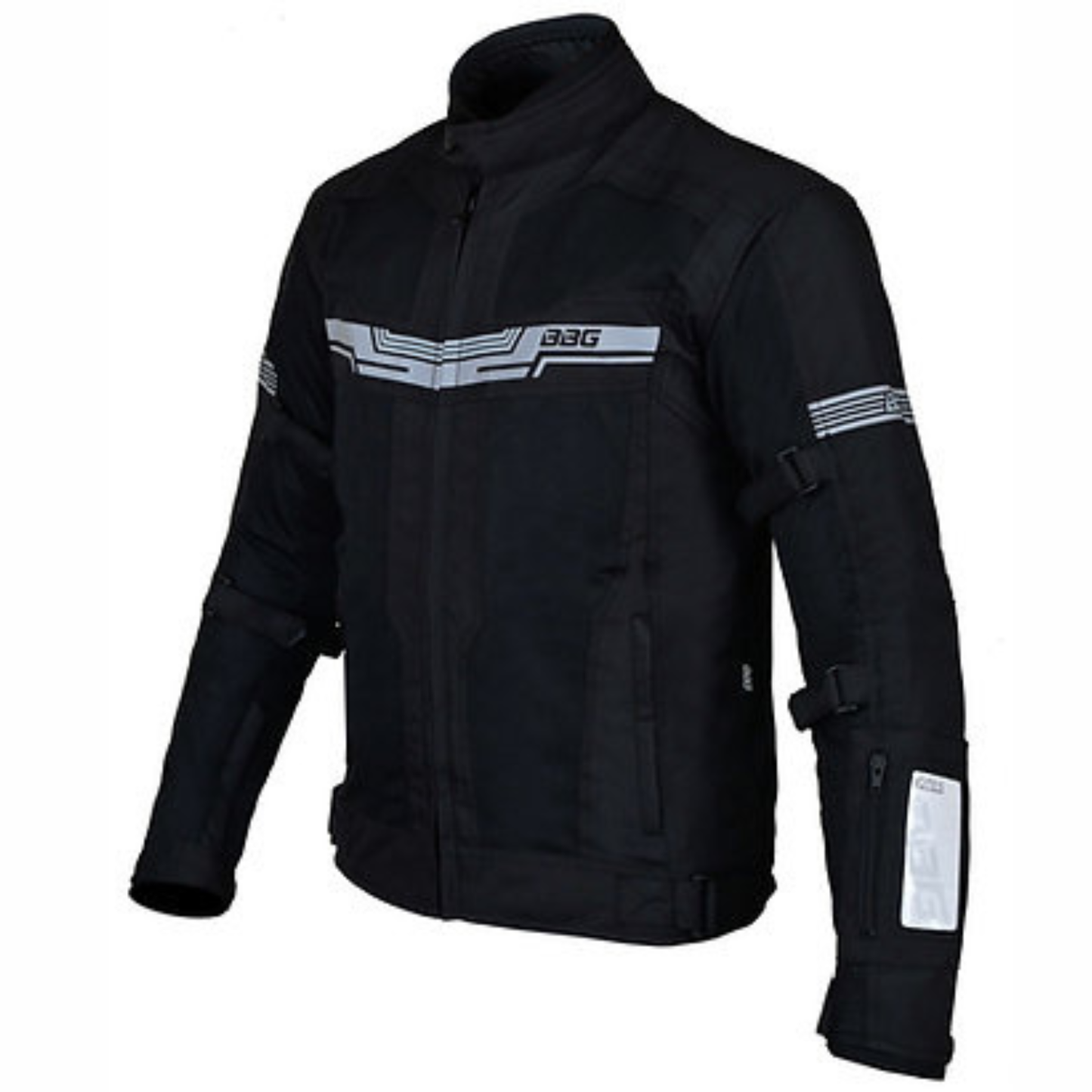 BBG Marshal Motorcycle Riding Jacket with Rain Liner - Black