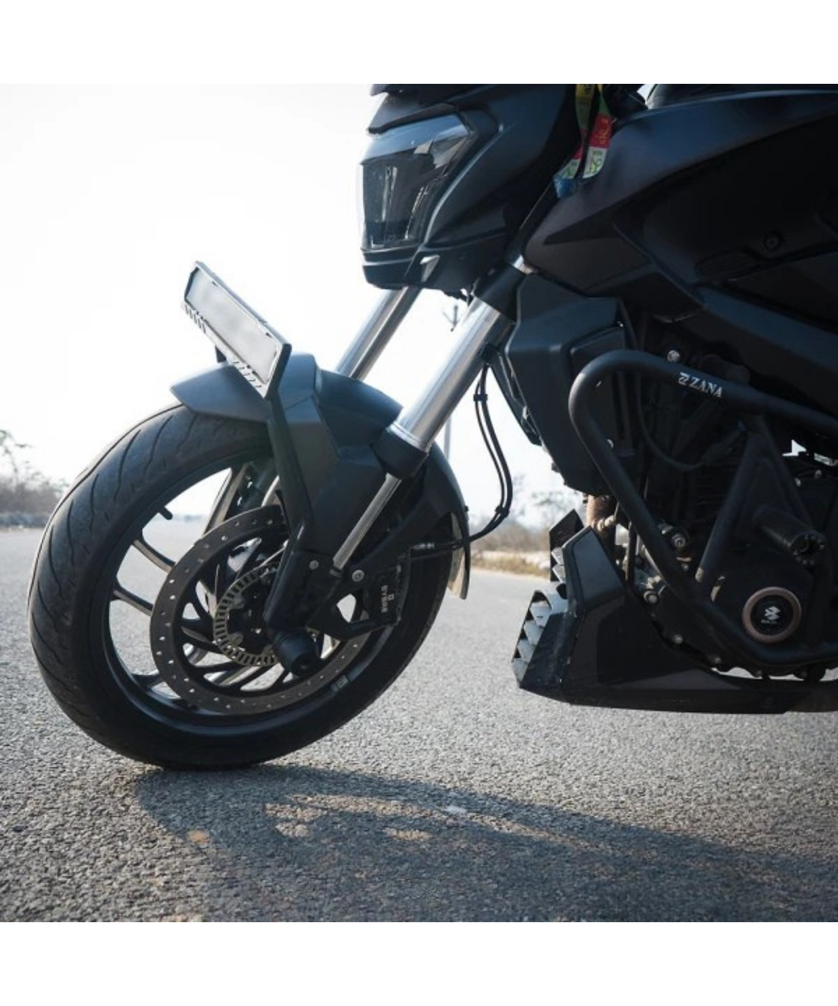 Zana Bajaj Dominar 250/400 (2017-22) Front Number Plate Relocator - ZI-8156 - Zana