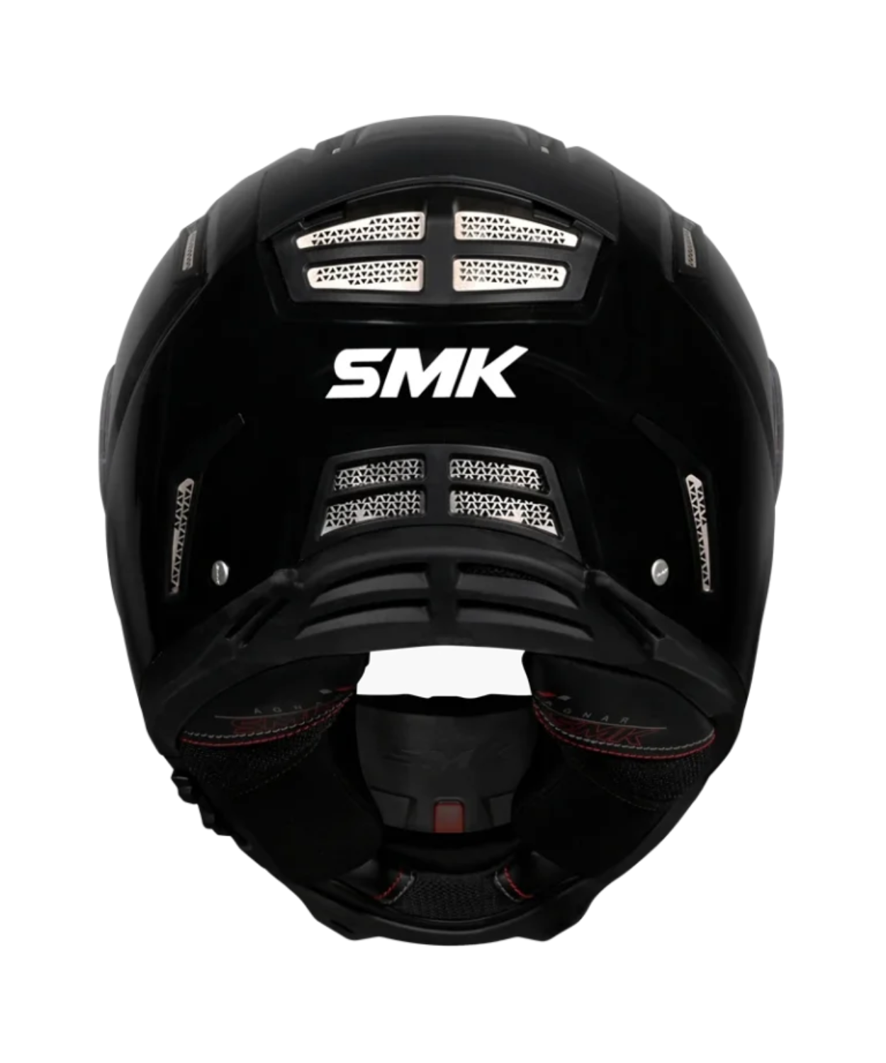 SMK Agnar Solid GL200 Full Face Helmet - Gloss Black