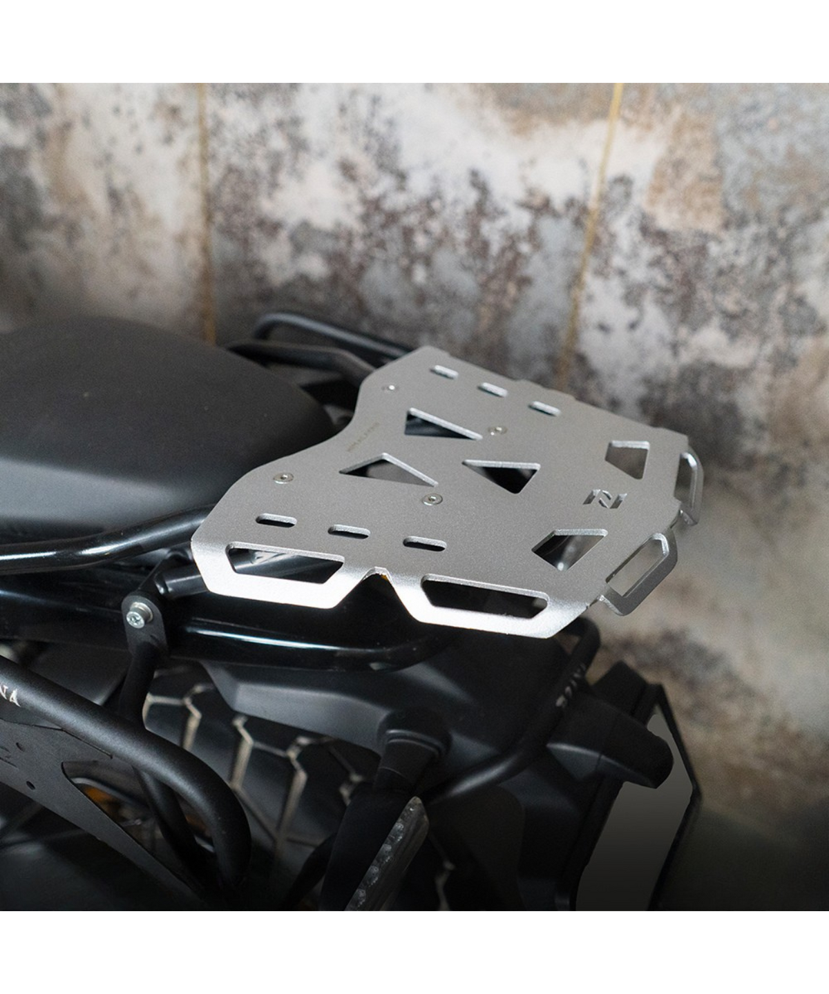 Zana Royal Enfield Himalayan 450 Top Rack Plate Aluminium - Silver - ZI-8466 - Zana