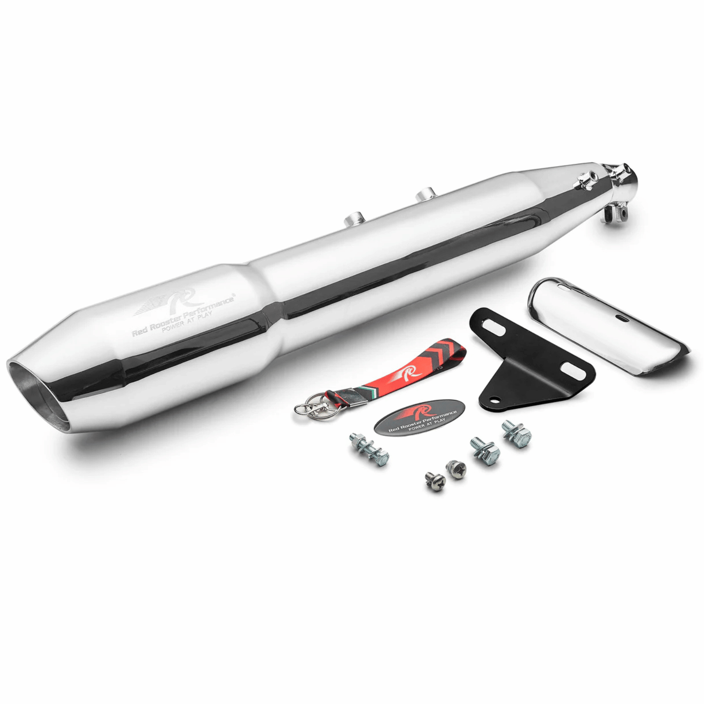 Red Rooster Performance Pegasus Max Exhaust - Silver Polish