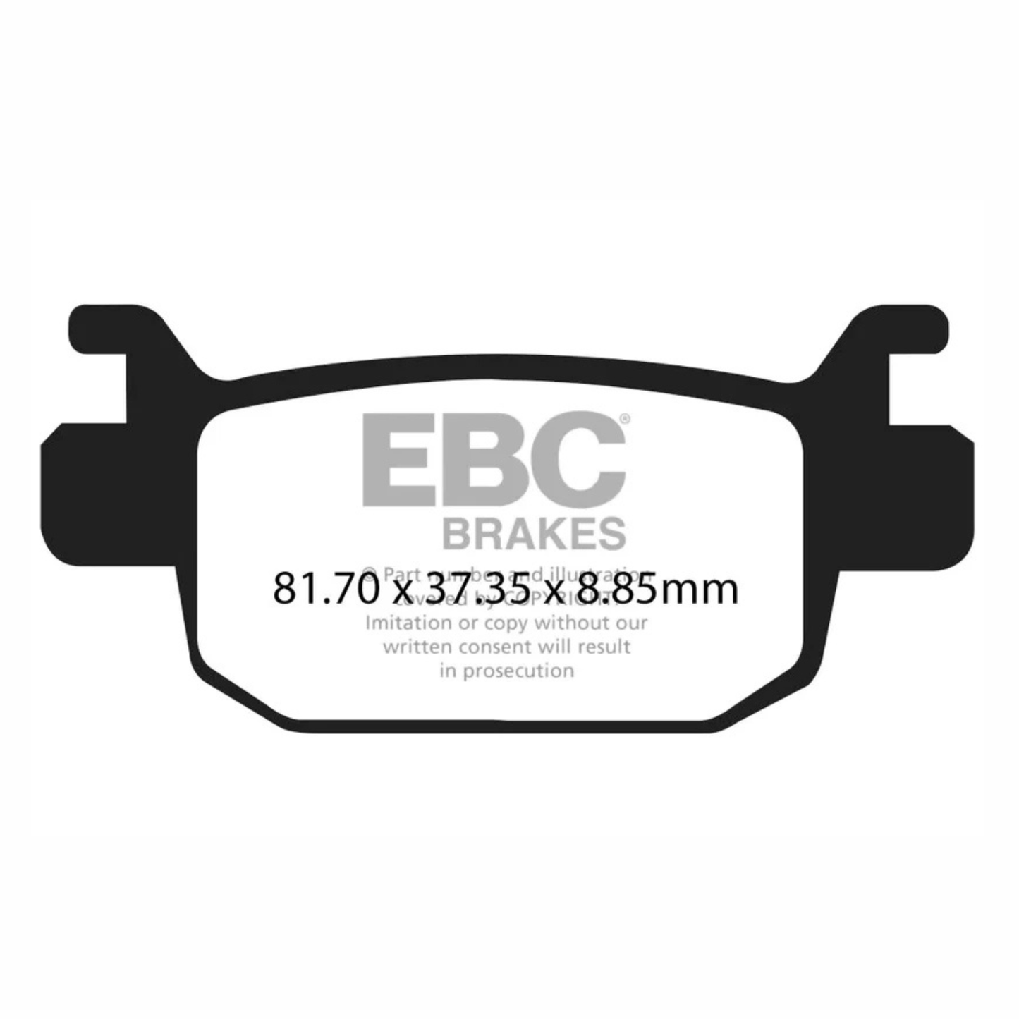 EBC Brake Pads - Double H Sintered Brakes - FA698HH