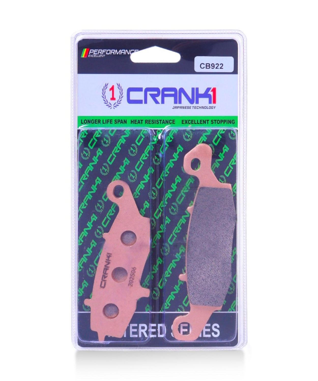 Crank1 Sintered Brake Pads - CB922 + CB132 - 2 sets