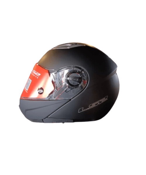 LS2 FF386 Flipup Helmet - Matt Black