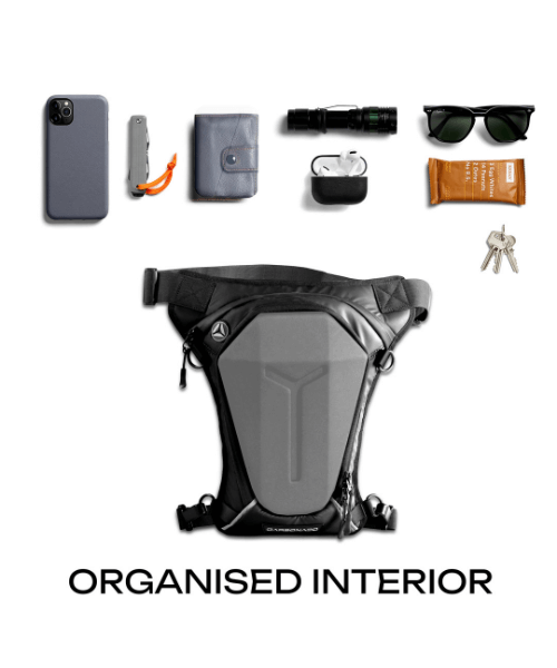 Carbonado Turtle Thigh Bag - Slate
