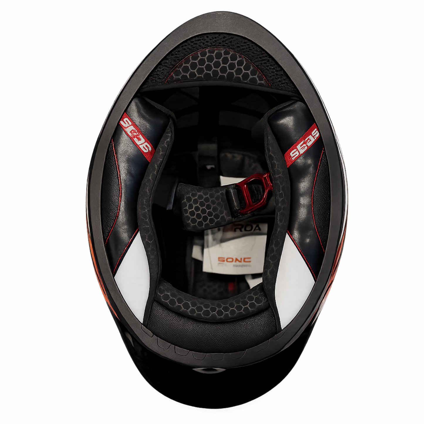 Korda Sonic Furiosa Helmet - Gloss Black White Grey
