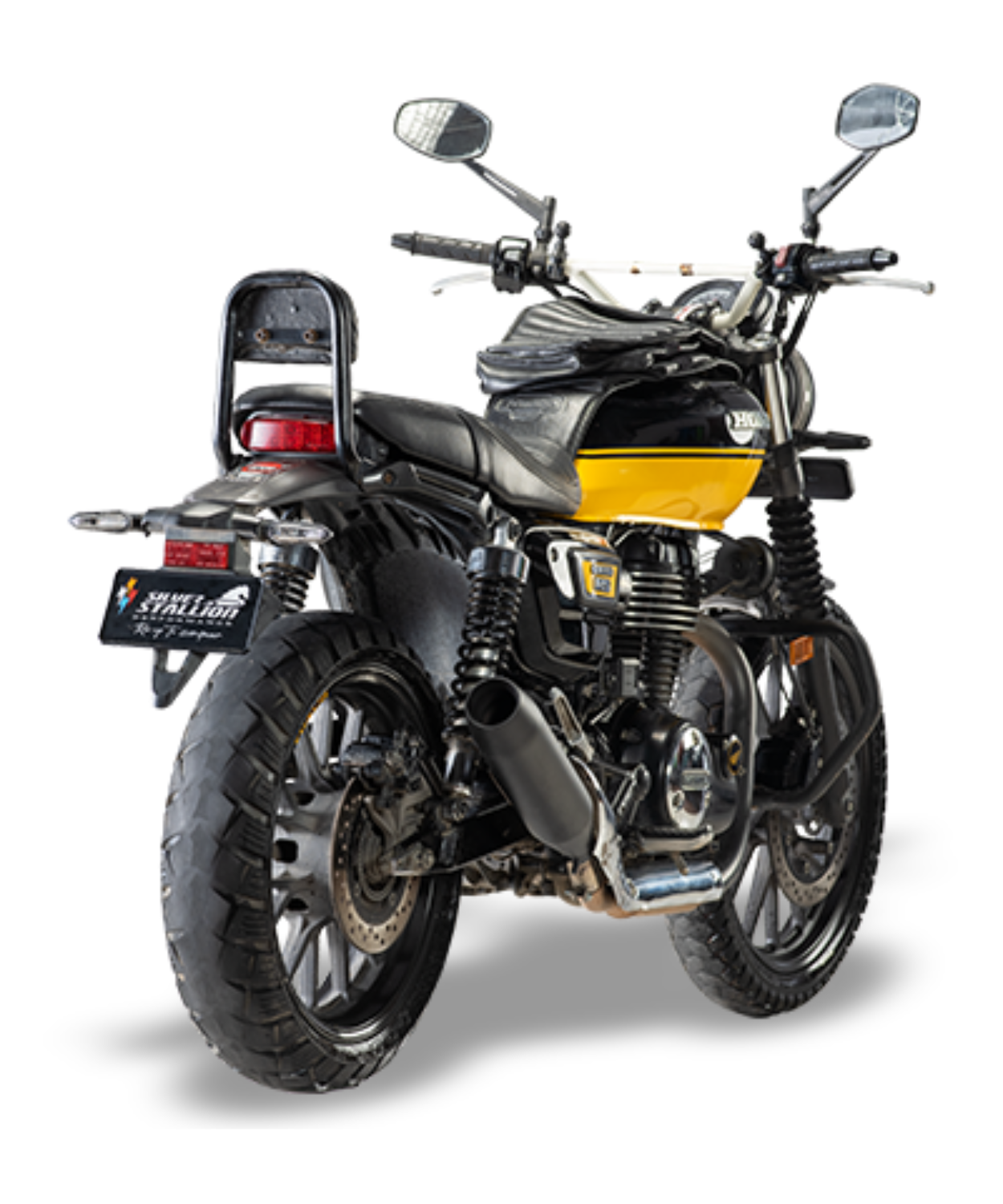 Silver Stallion Honda Drift CB 350 Rs Performance Exhaust System - Black Matt