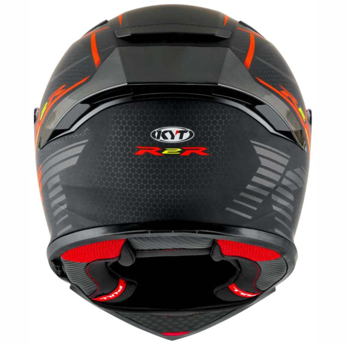 KYT R2R Pro Concept Helmet - Matt Black Red