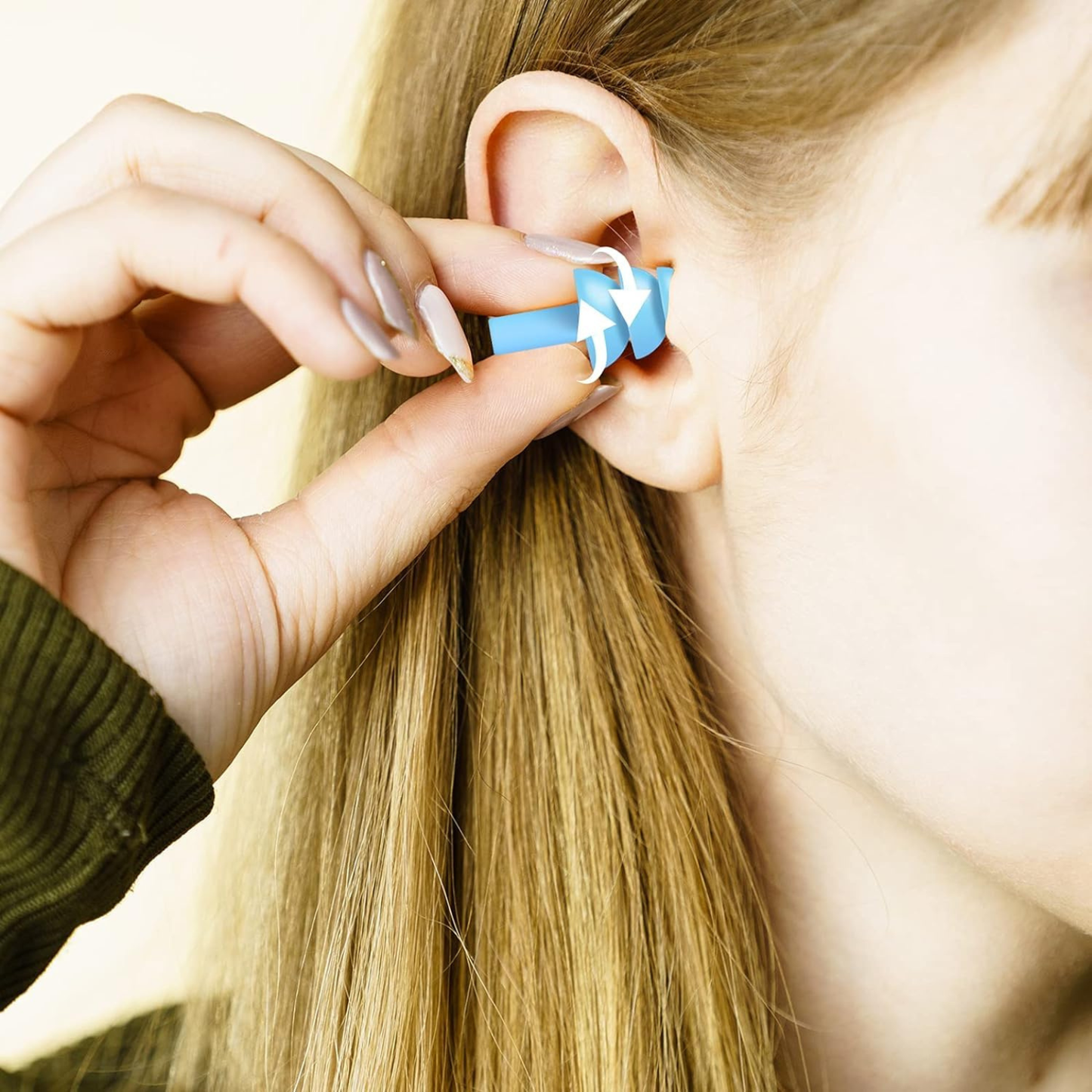 Noise Reduction Earplugs - Blue