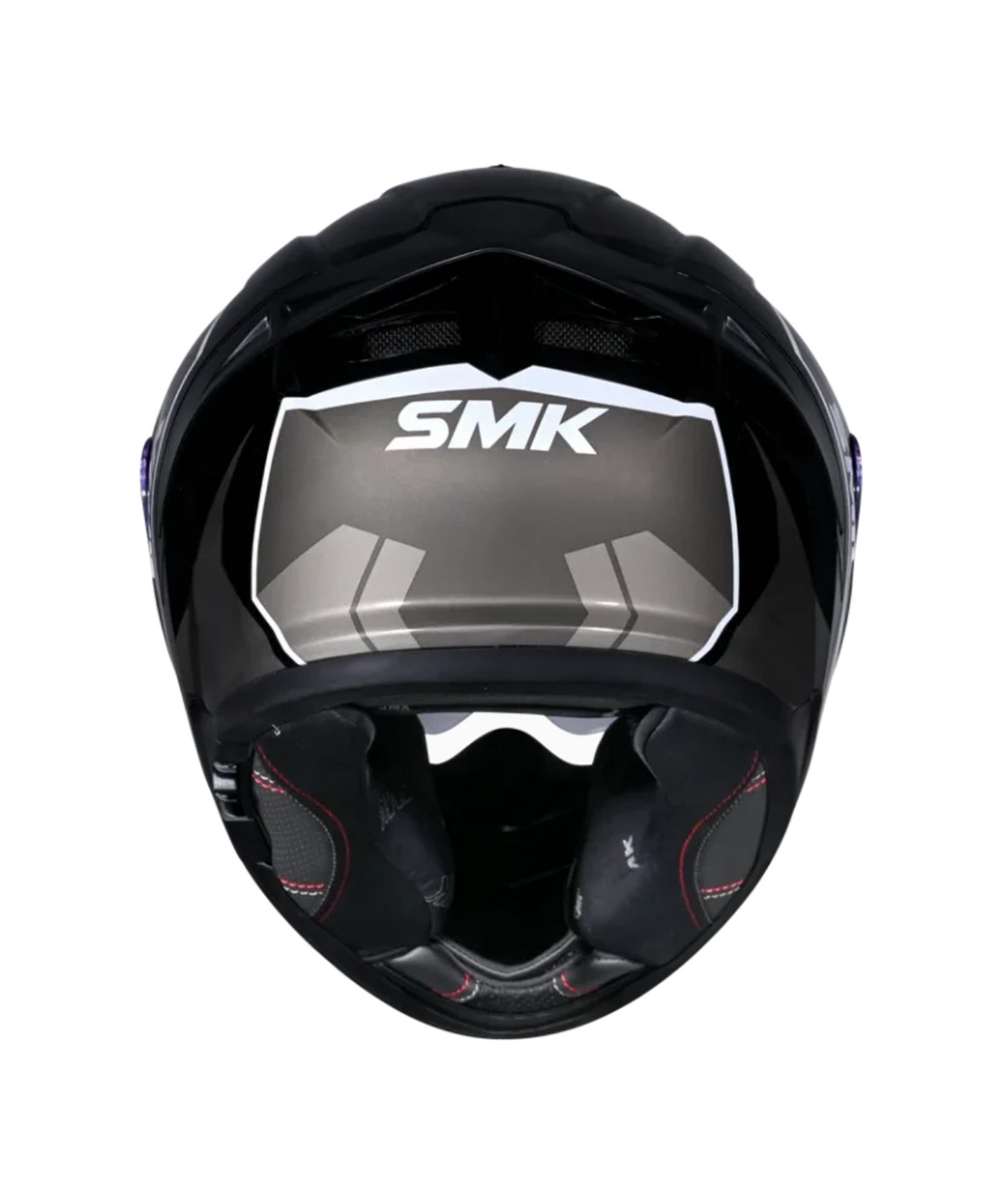 SMK Typhoon Aerot GRPS MA266 Full Face Helmet - Matt Black Grey - SMK