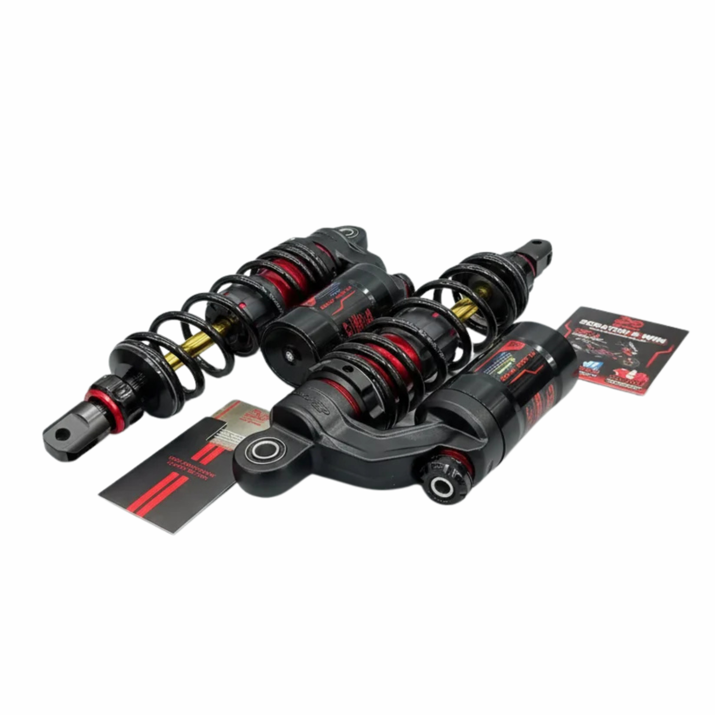 RCB Yamaha Aerox 155 Shock Absorber Flow Pro - Black Gold Red - 01A0343Z