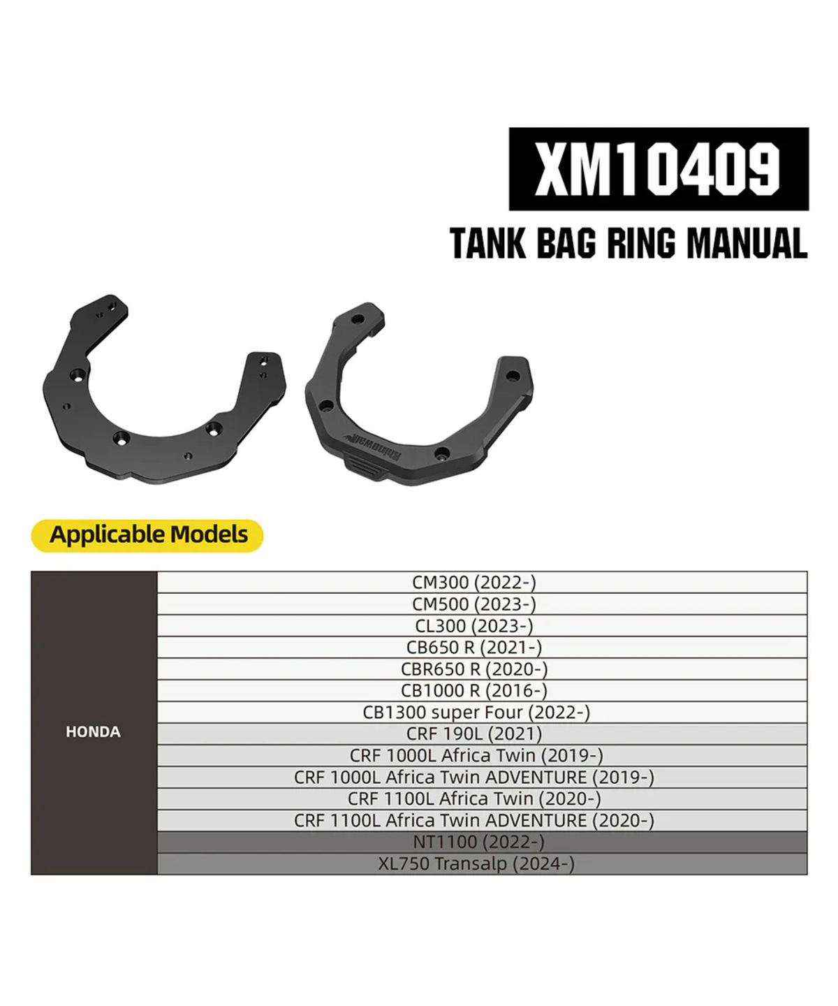 Rhinowalk Manual Ring for Tank Bag - XM10409BK - Rhinowalk